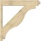 Ekena Millwork Funston Arts & Crafts Rough Sawn Outlooker, Douglas Fir, 8"W x 46"D x 46"H OUT08X46X46FST03RDF - alternate 2